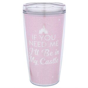 NWOT Disney If You Need Me I'll Be In My Castle Travel Tumbler